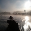 River at dawn near Gwa